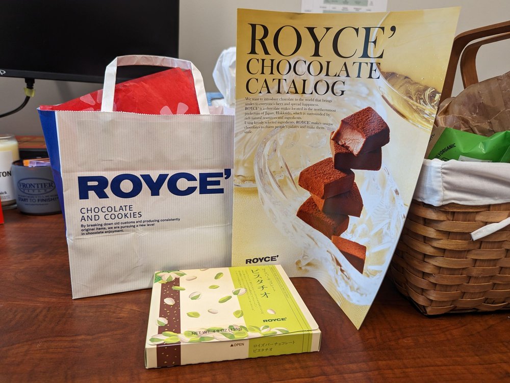 it s neat to be month at royce chocolate photo
